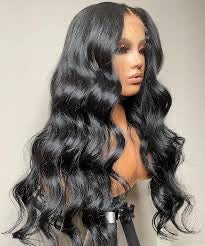 T part. Body wave wig